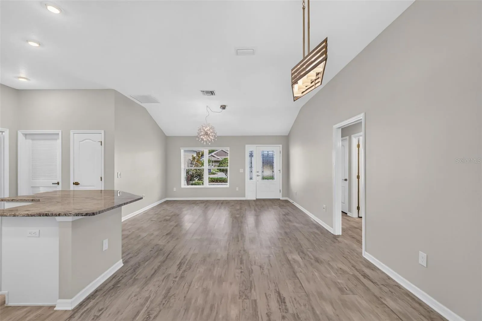 Living, Dining, and Kitchen