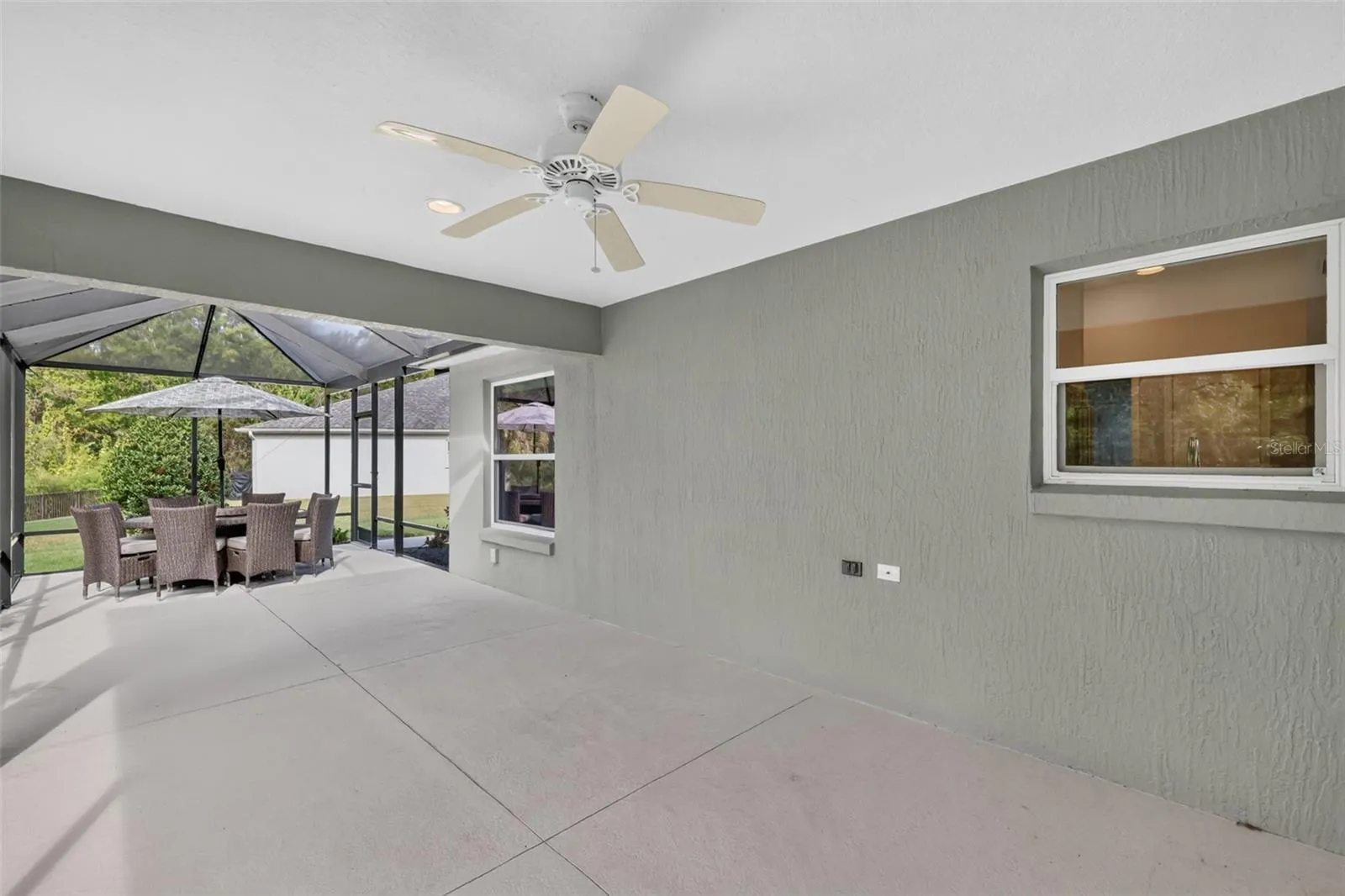 Expansive Lanai with Extended Birdcage with PRIVATE PRESERVE VIEWS