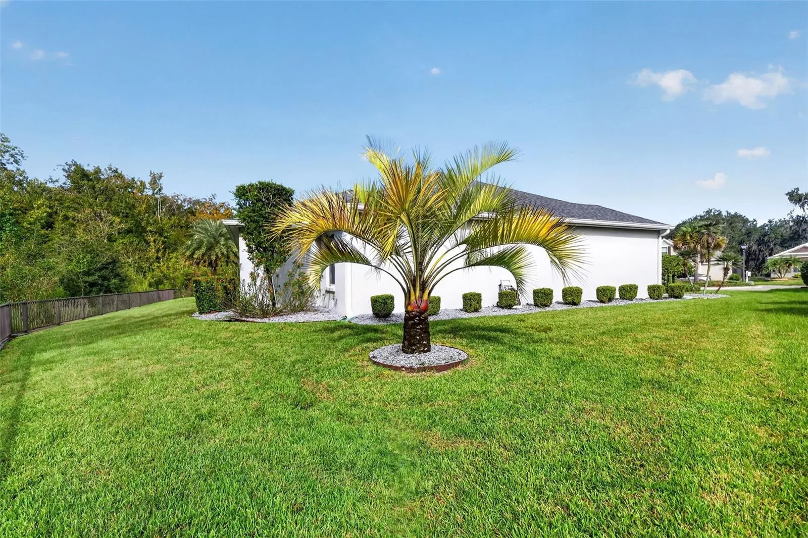 REAR and Side Elevation with Large Yard and PRIVATE PRESERVE VIEWS