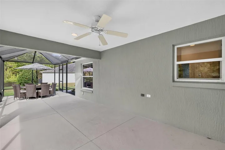 Expansive Lanai with Extended Birdcage with PRIVATE PRESERVE VIEWS