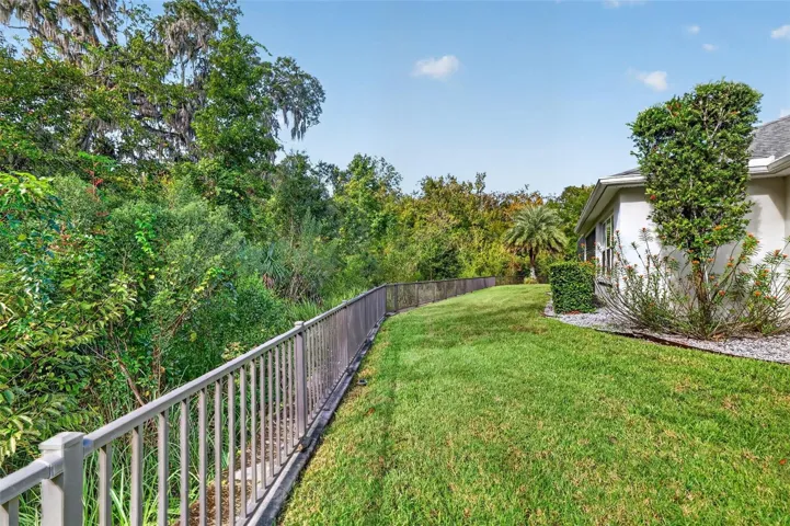 Rear Yard with PRESERVE VIEWS