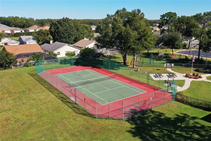 tennis-green space