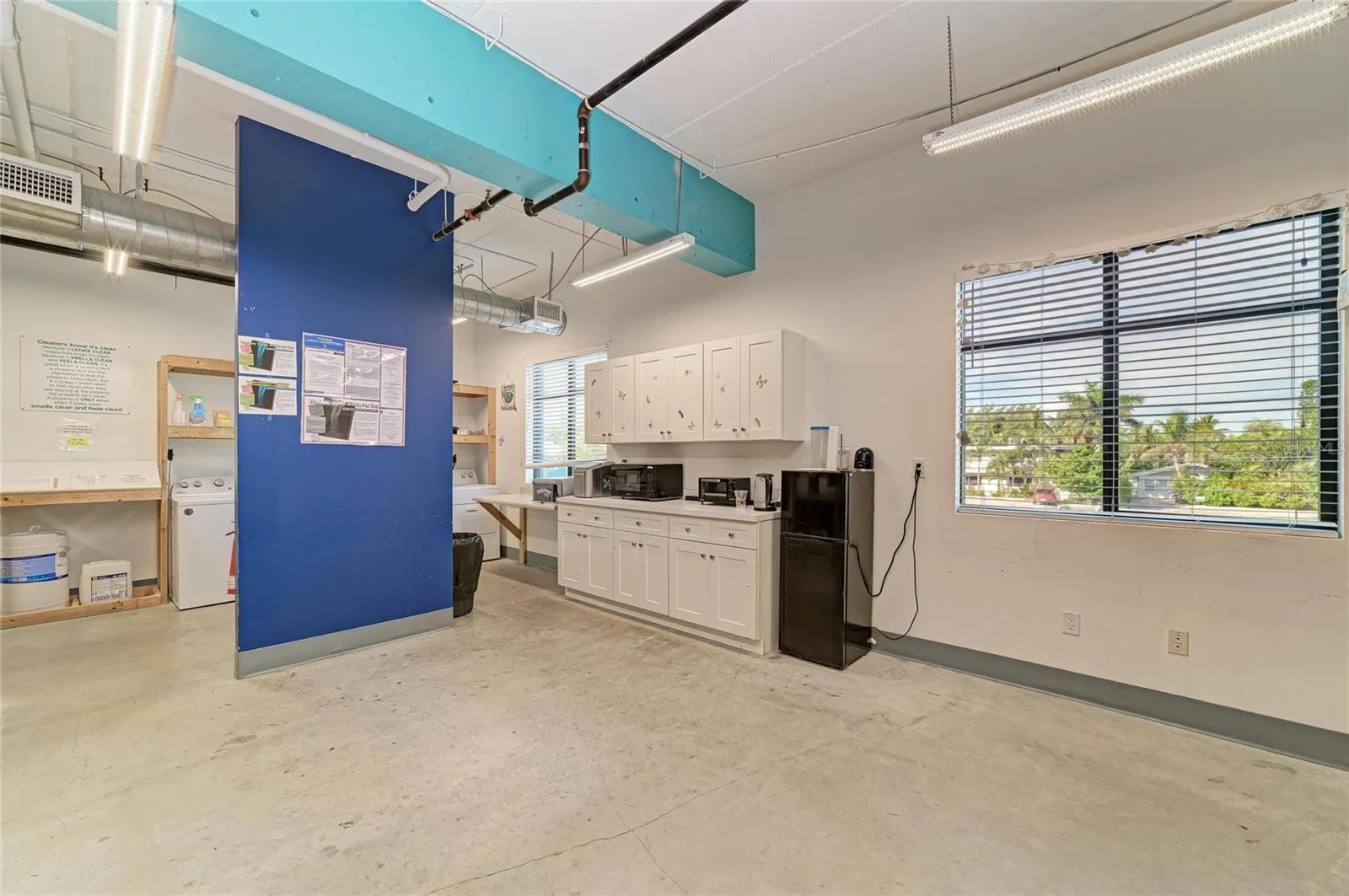 Second level - water, sewer, sink area