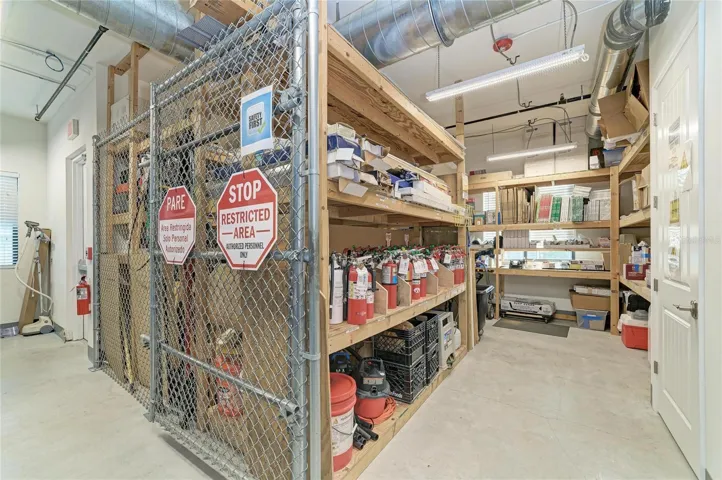 Second Level - maintenance storage