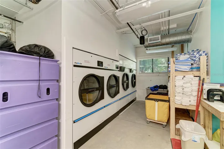 Ground level - Dryer enclosure