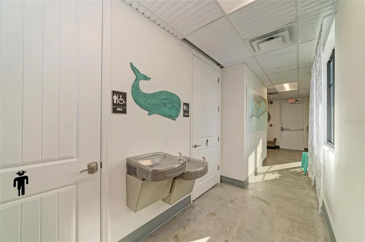 Men and Women bathroom on each floor