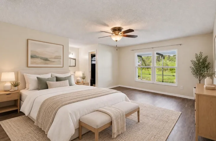 Primary Bedroom - Virtually Staged