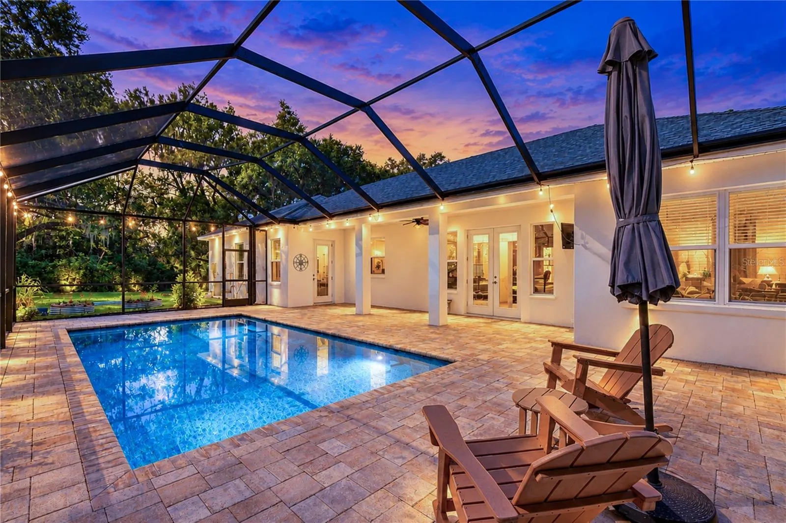 Twilight Pool View