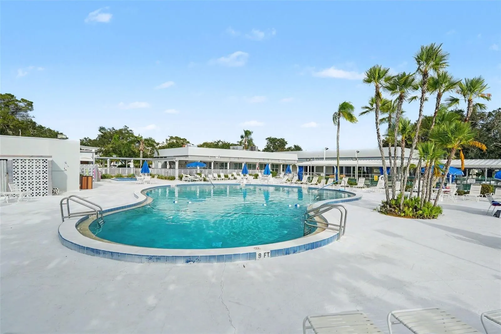 Splash on in! The water is great! What a delightful pool to enjoy all year round!