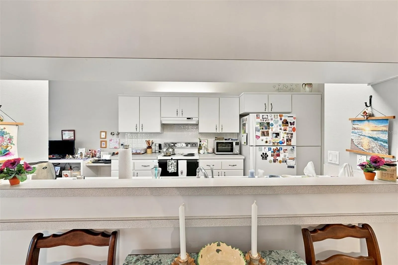 View of Kitchen from Open area