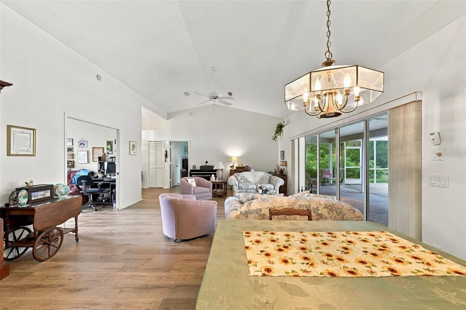 Dining area as seen from Kitchen