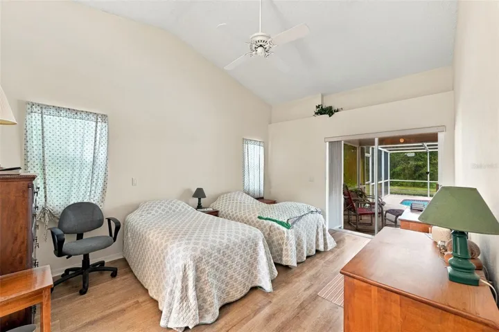 Master bedroom with access to Pool area