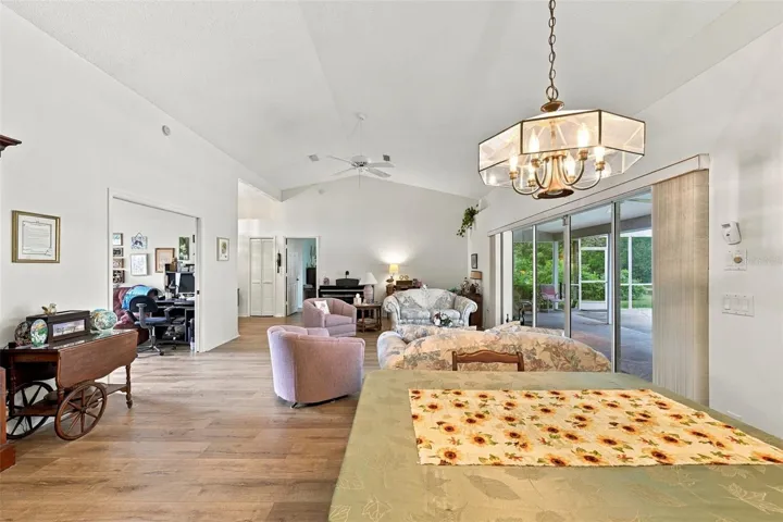 Dining area as seen from Kitchen