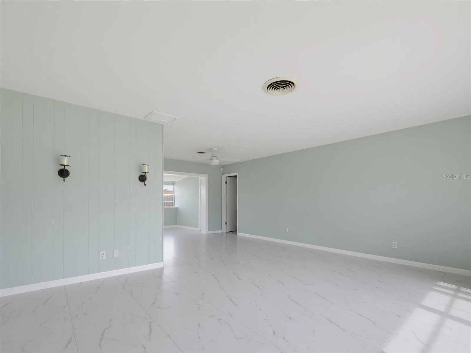 Living Room- tile throughout the home