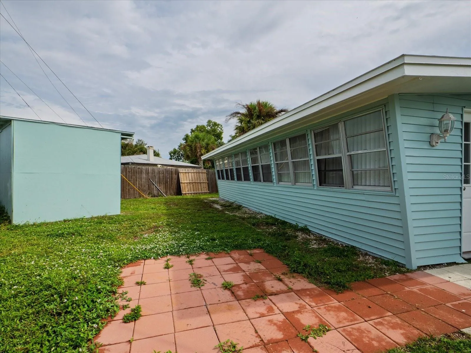 Private back yard
