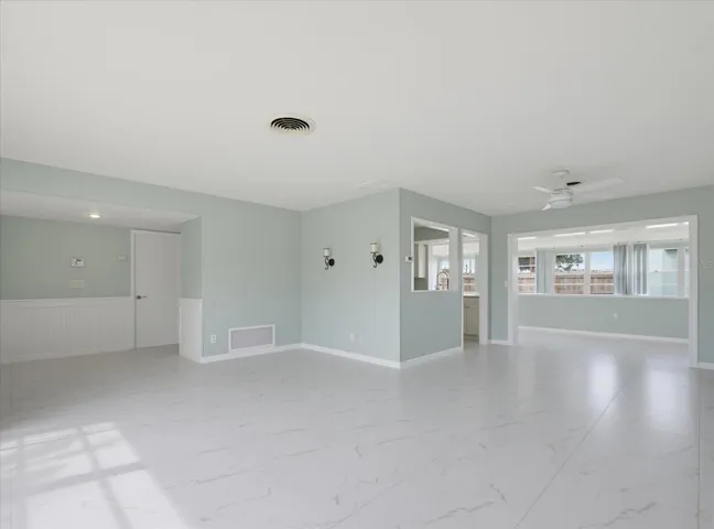 Living Room and Dining Room