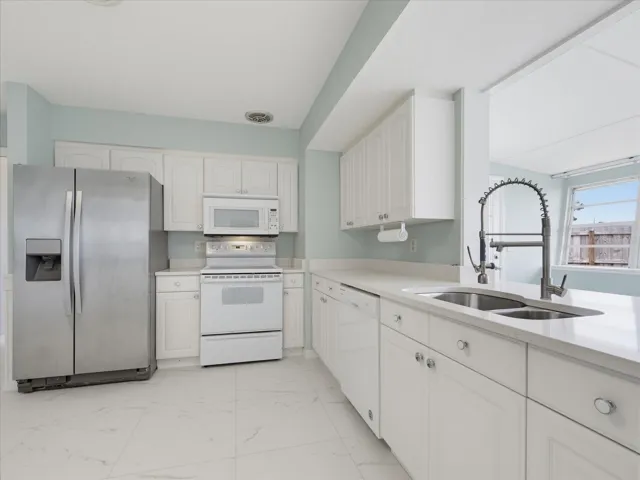 New stone counter in Kitchen