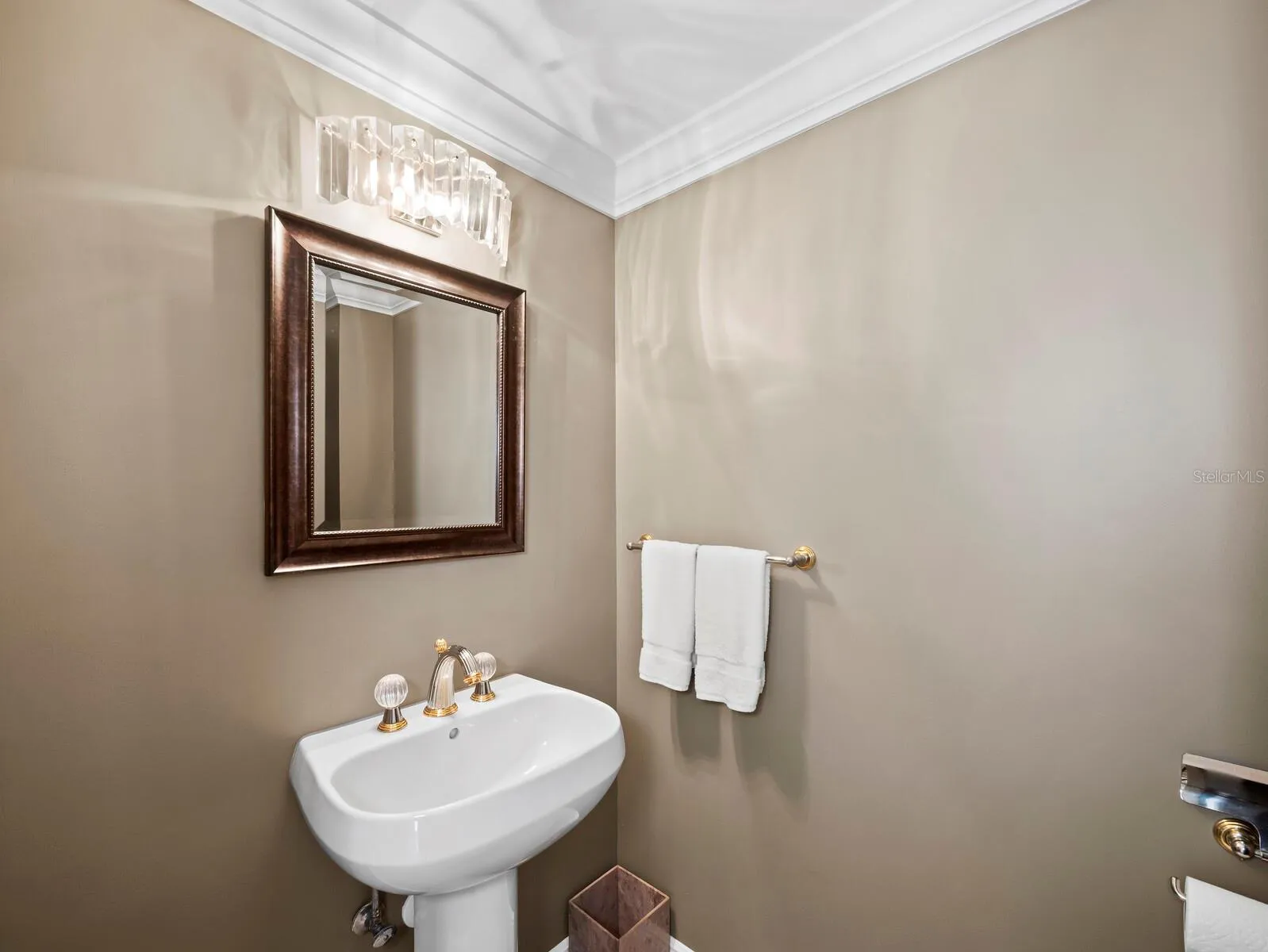 Powder Room in Foyer