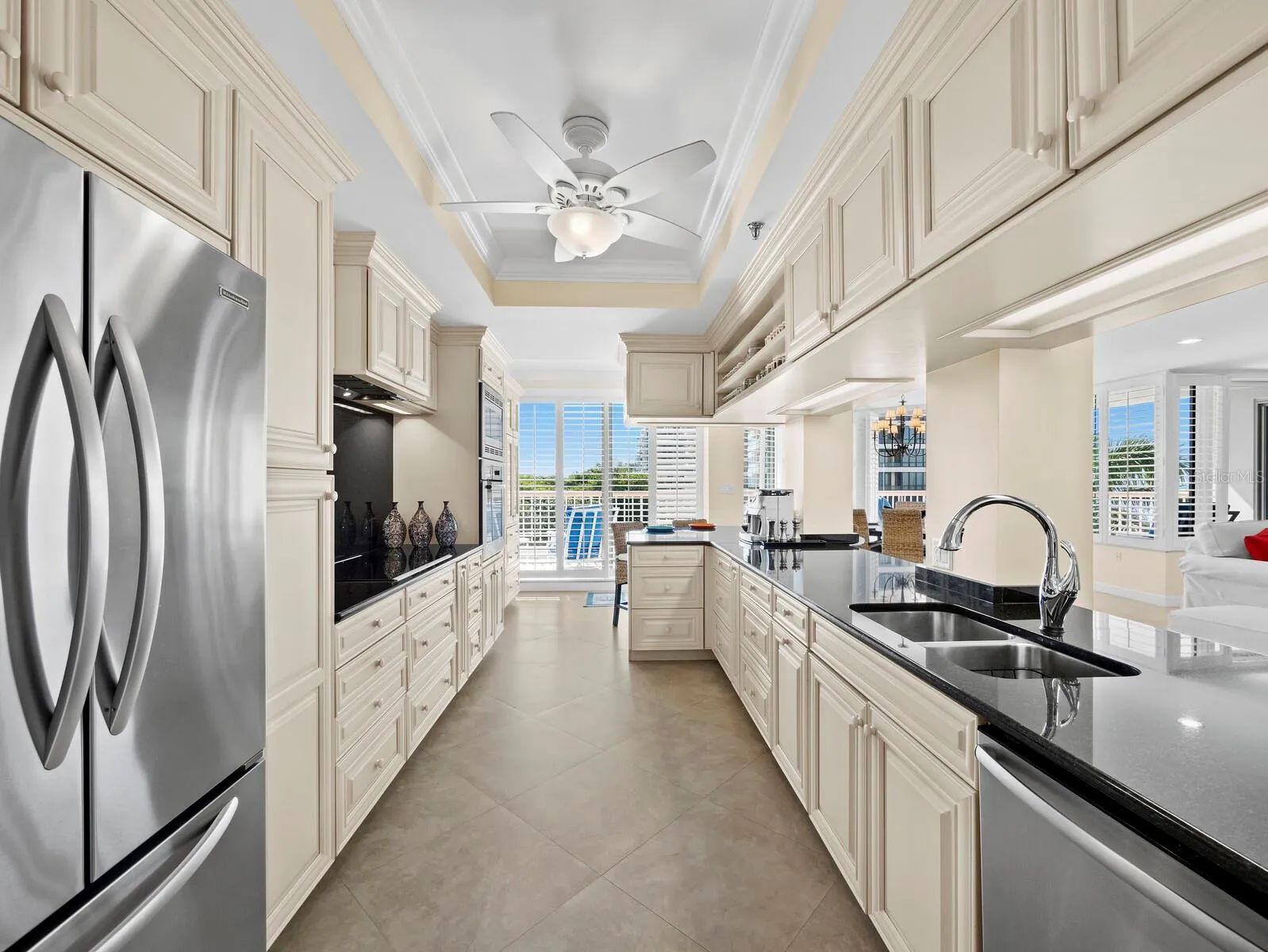 Renovated and well designed the kitchen is bright and functional