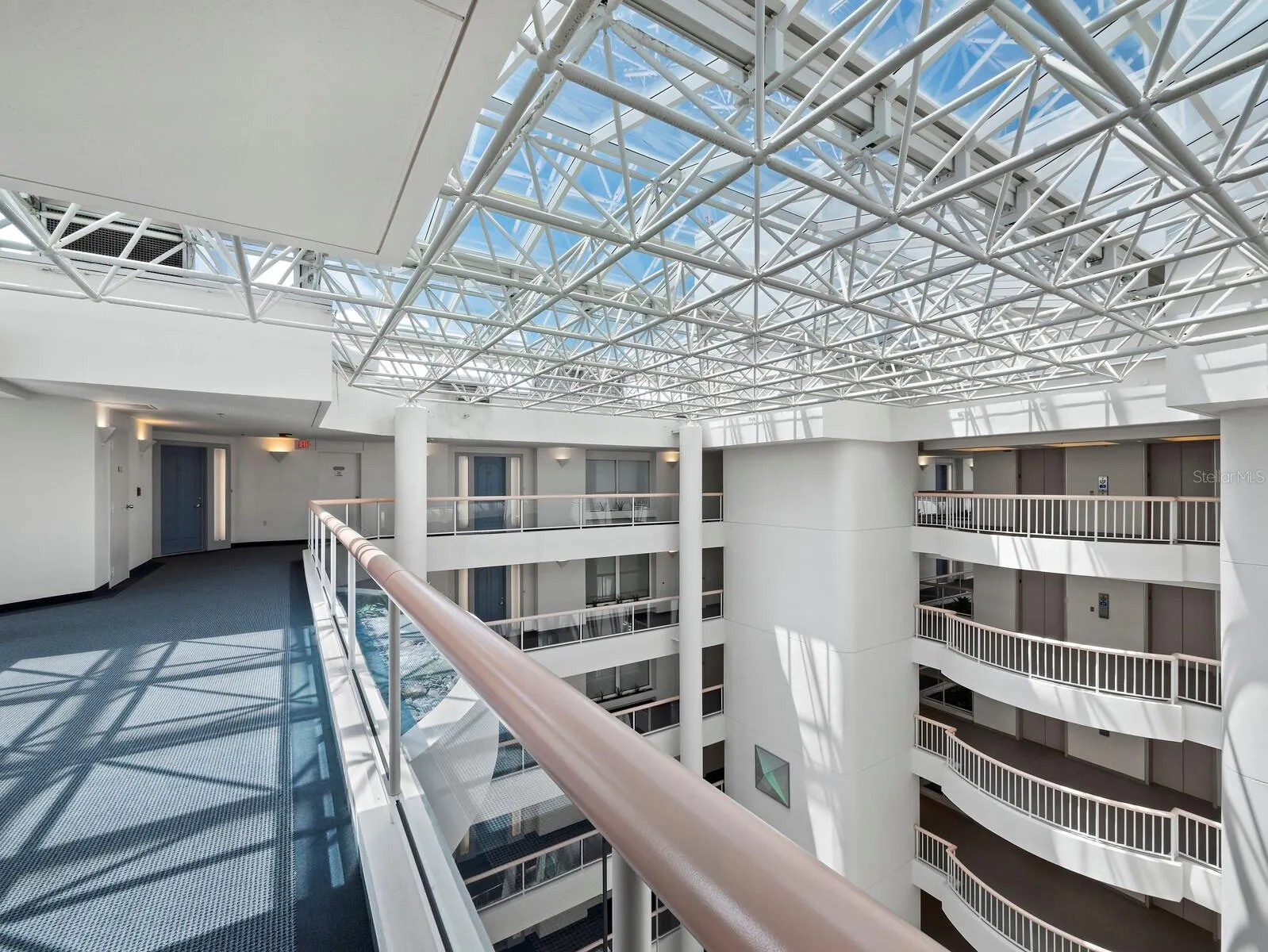 The Atrium invites an abundance of natural light