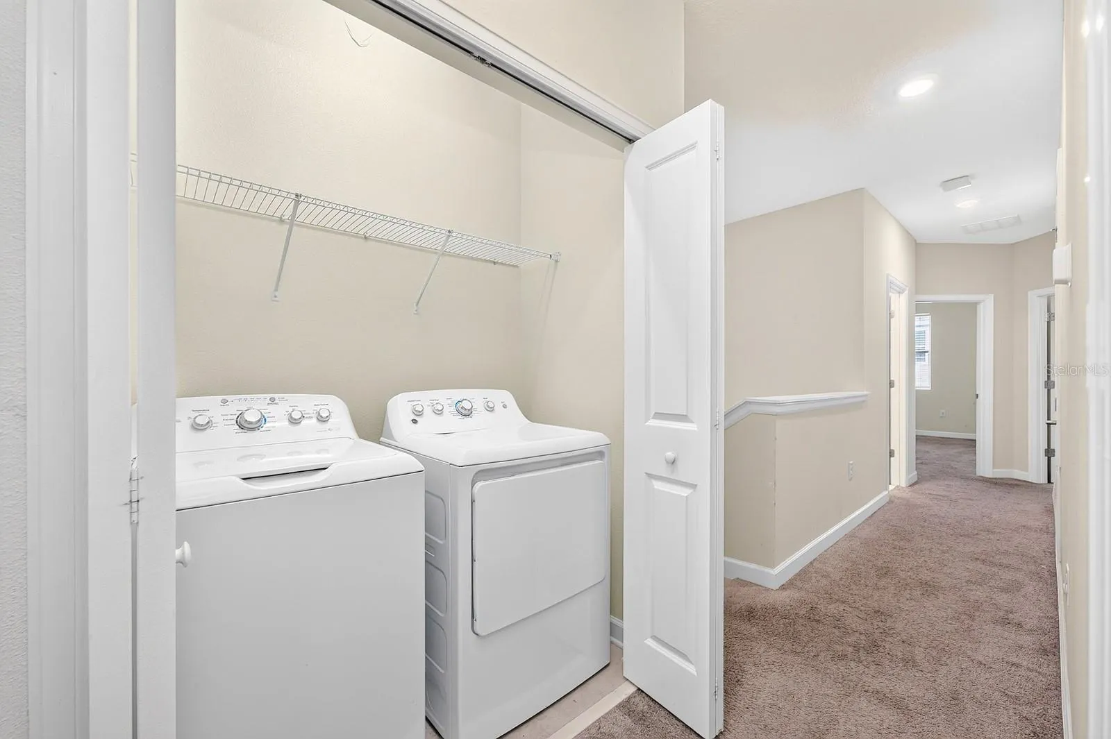 laundry closet is upstairs