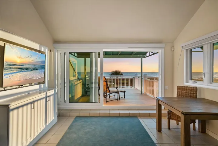 Primary suite with sunset views