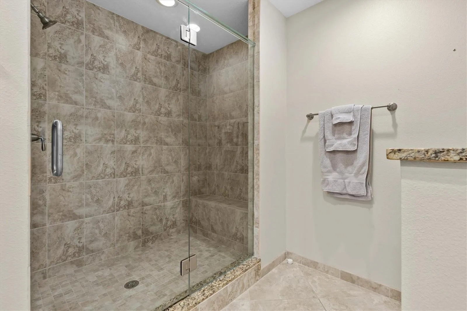Primary shower area