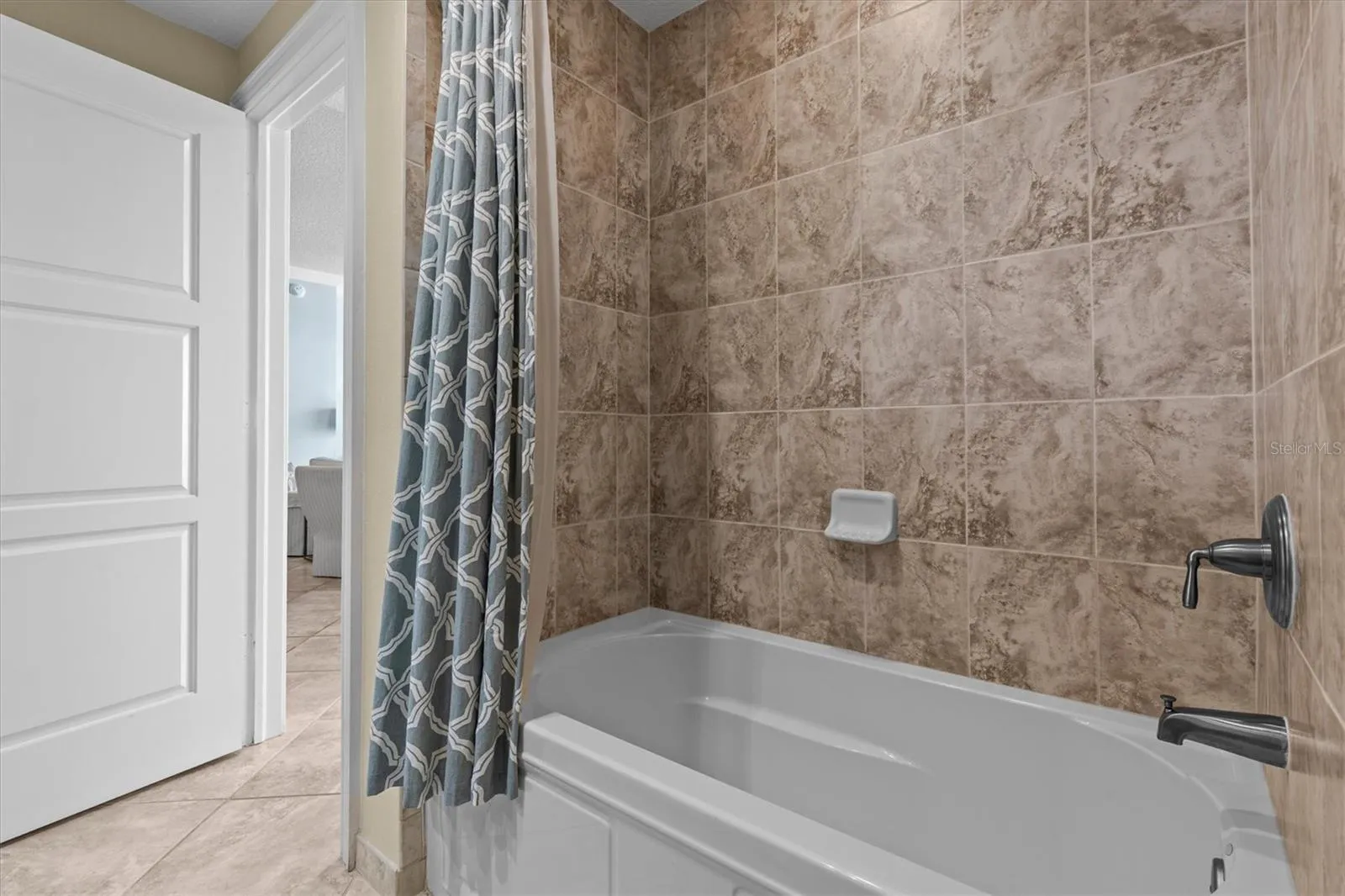 Hall bathroom shower
