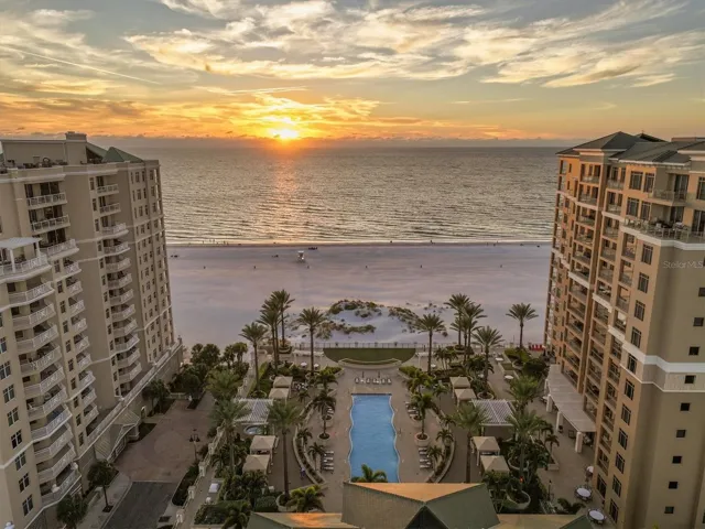 The Sandpearl, beautifully set along Clearwater Beach with the Gulf as its backdrop.