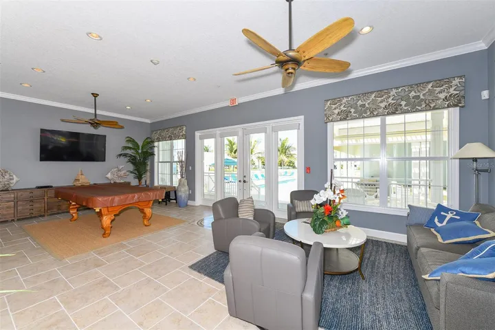 Private clubhouse