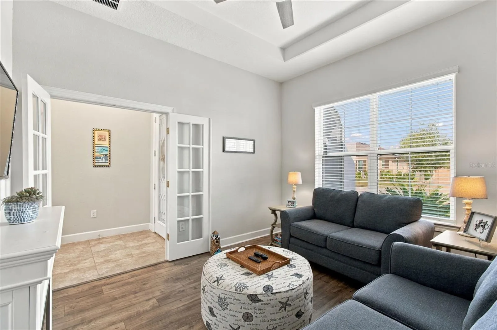 STUDY/Den with double doors