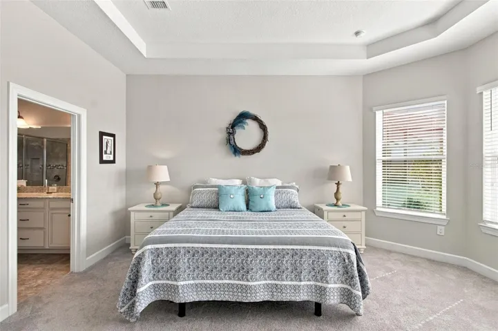 Primary Bedroom: Tray Ceiling