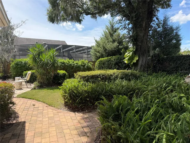 Mature landscaping