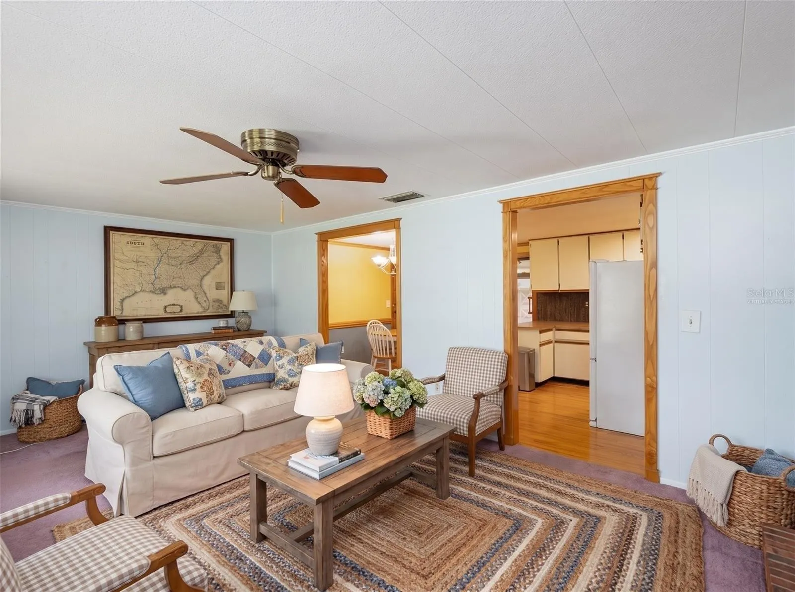 Living Room Virtually Staged