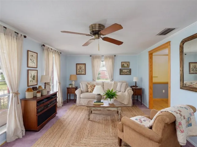 Living Room Virtually Staged