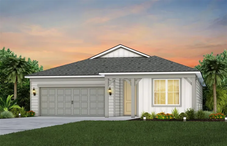 Rendering of home, Color scheme shown for representation purposes only.