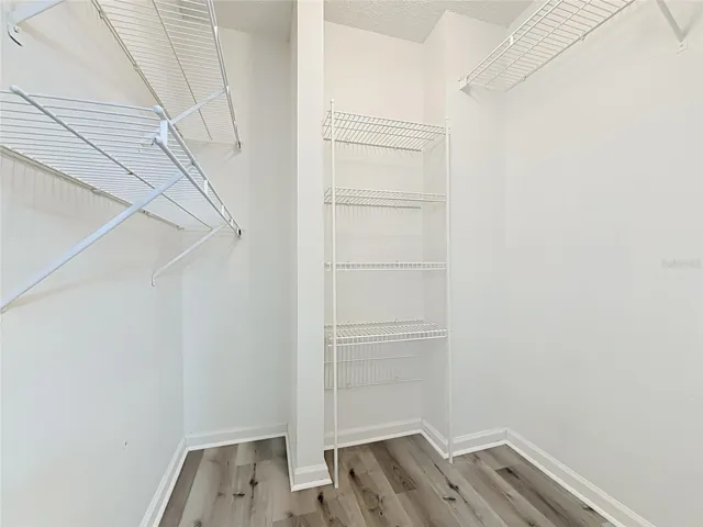 Primary closet