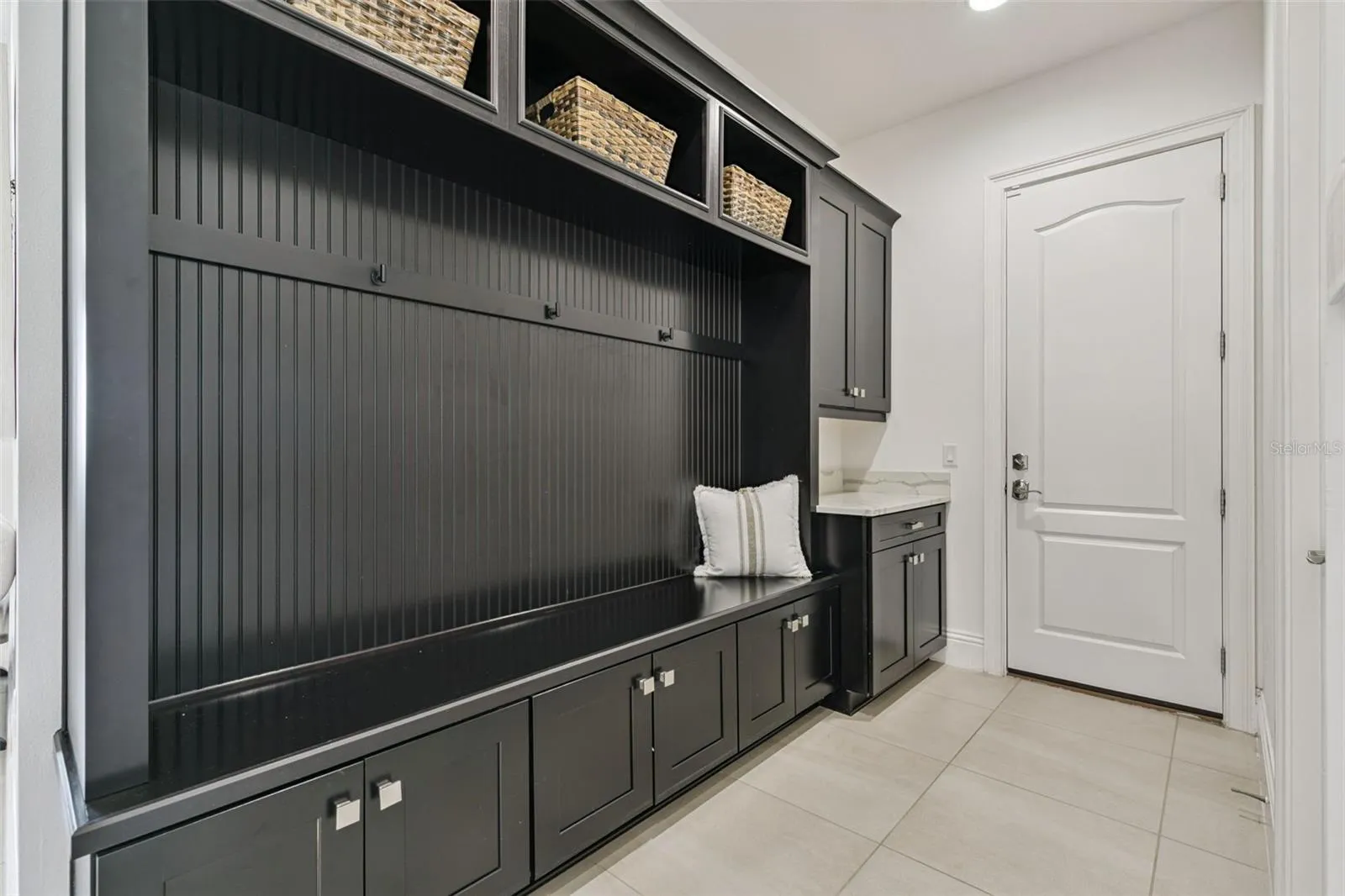 Drop Zone at Garage entryway