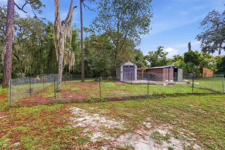 Chicken Coop and shed area,