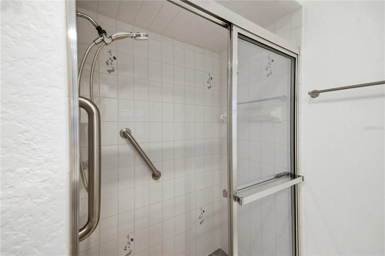 sparkling clean shower