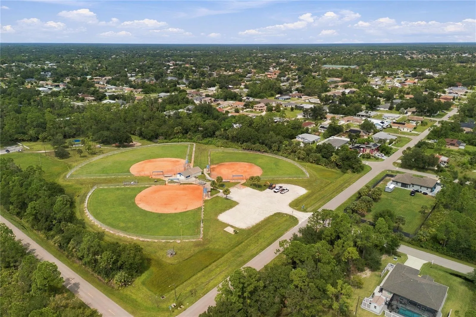 neighborhood park area