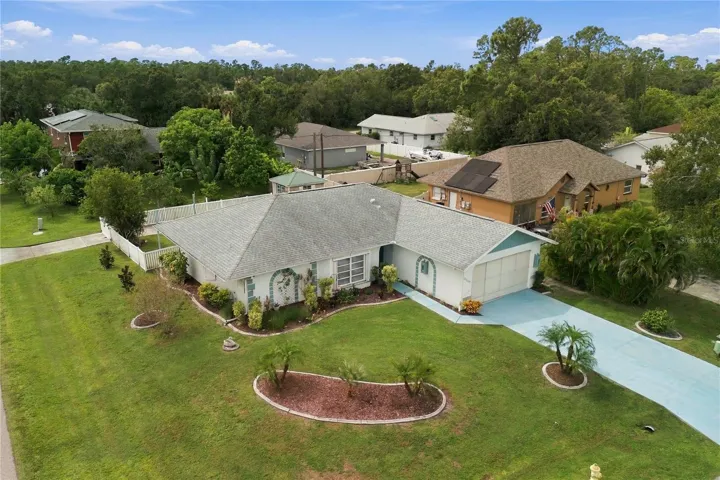 corner lot aerial view