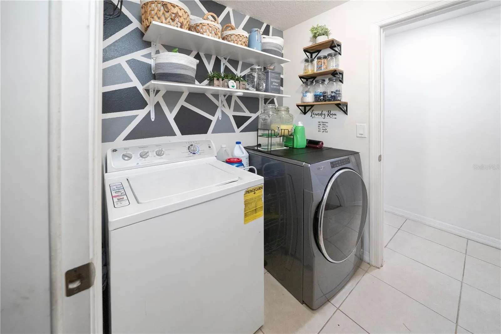 Indoor Laundry Area
