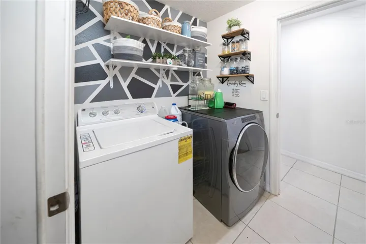 Indoor Laundry Area