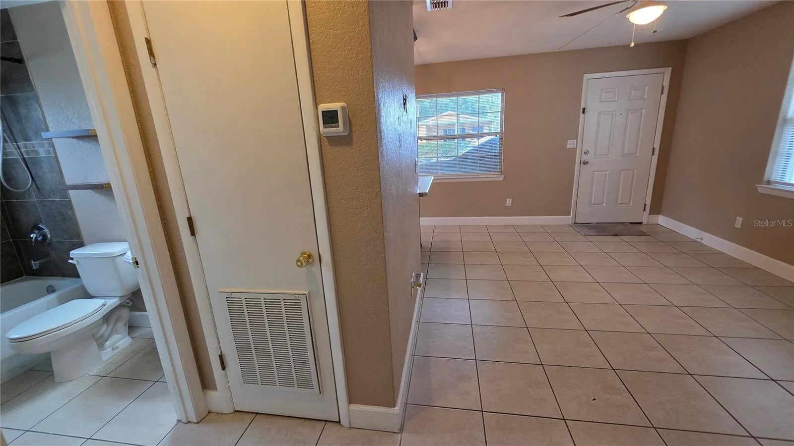 Living Room to Bathroom