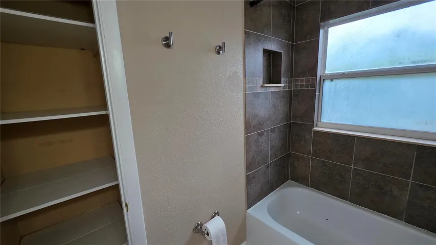 Linen Closet in Bathroom