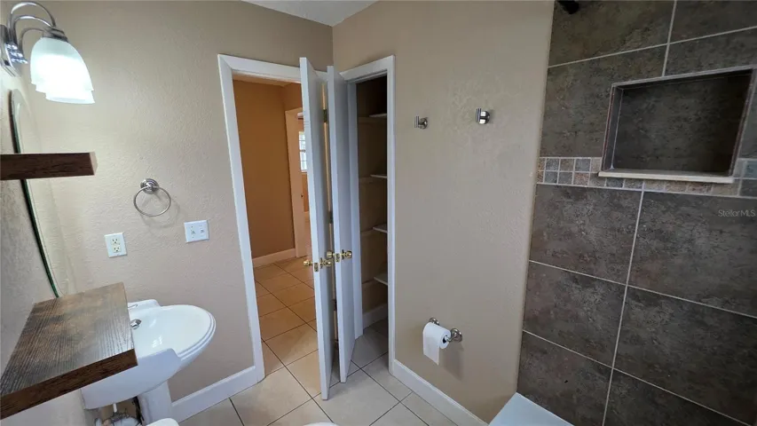 Bathroom and Linen Closet