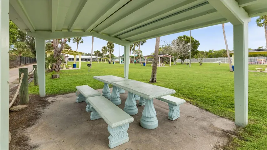Sheltered picnic area
