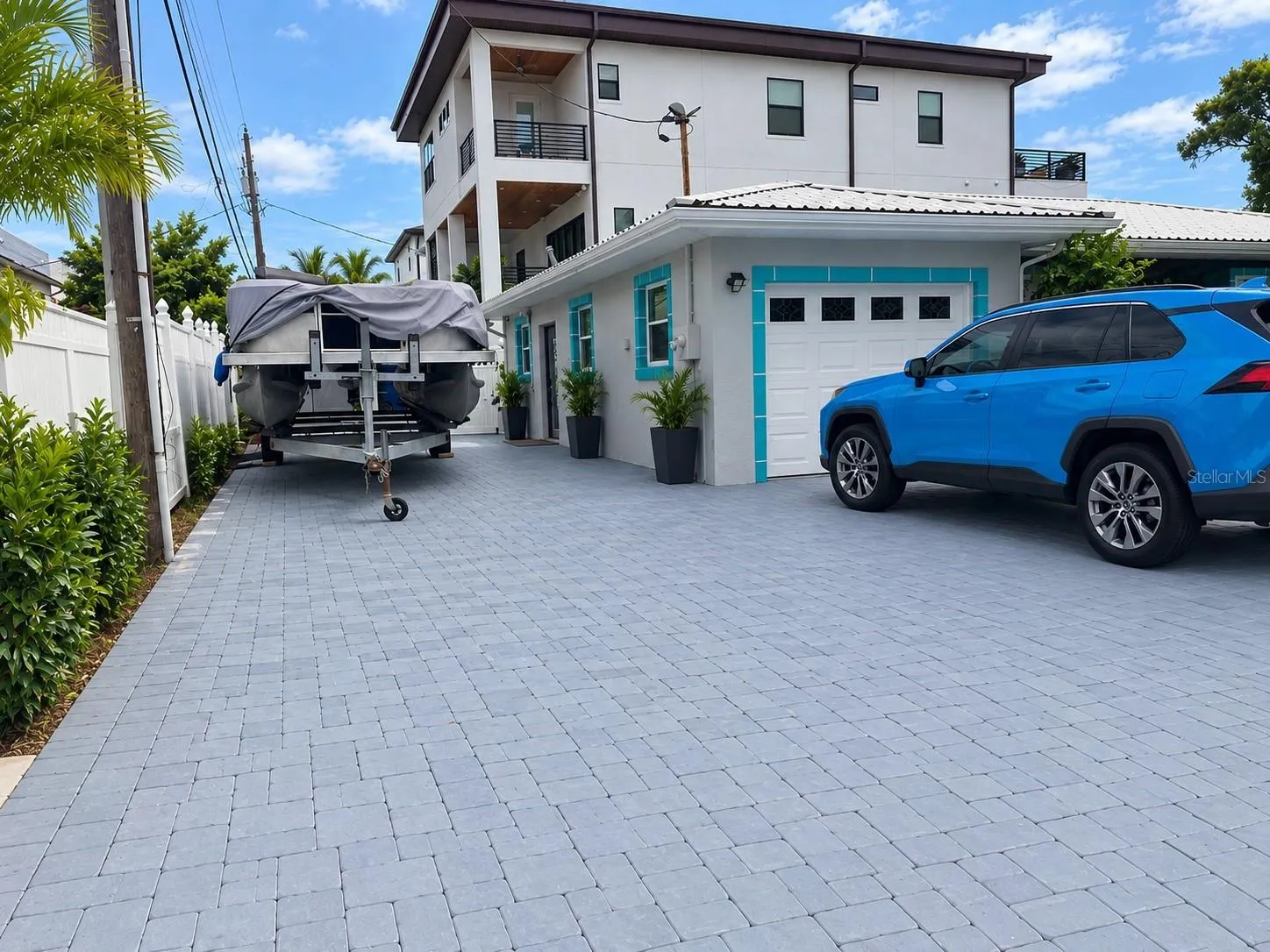 Back Yard and Driveway