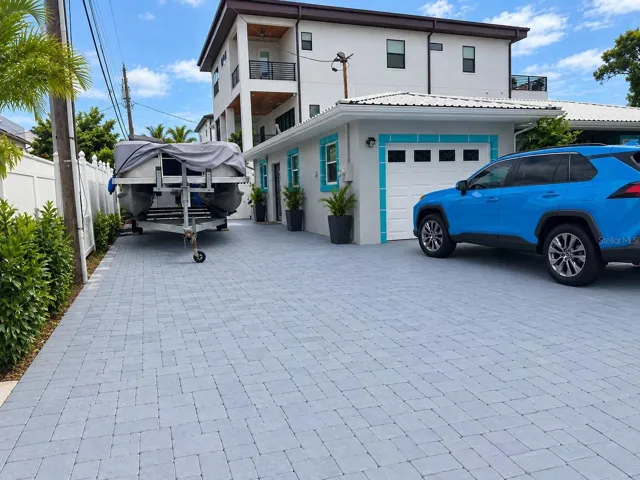 Back Yard and Driveway